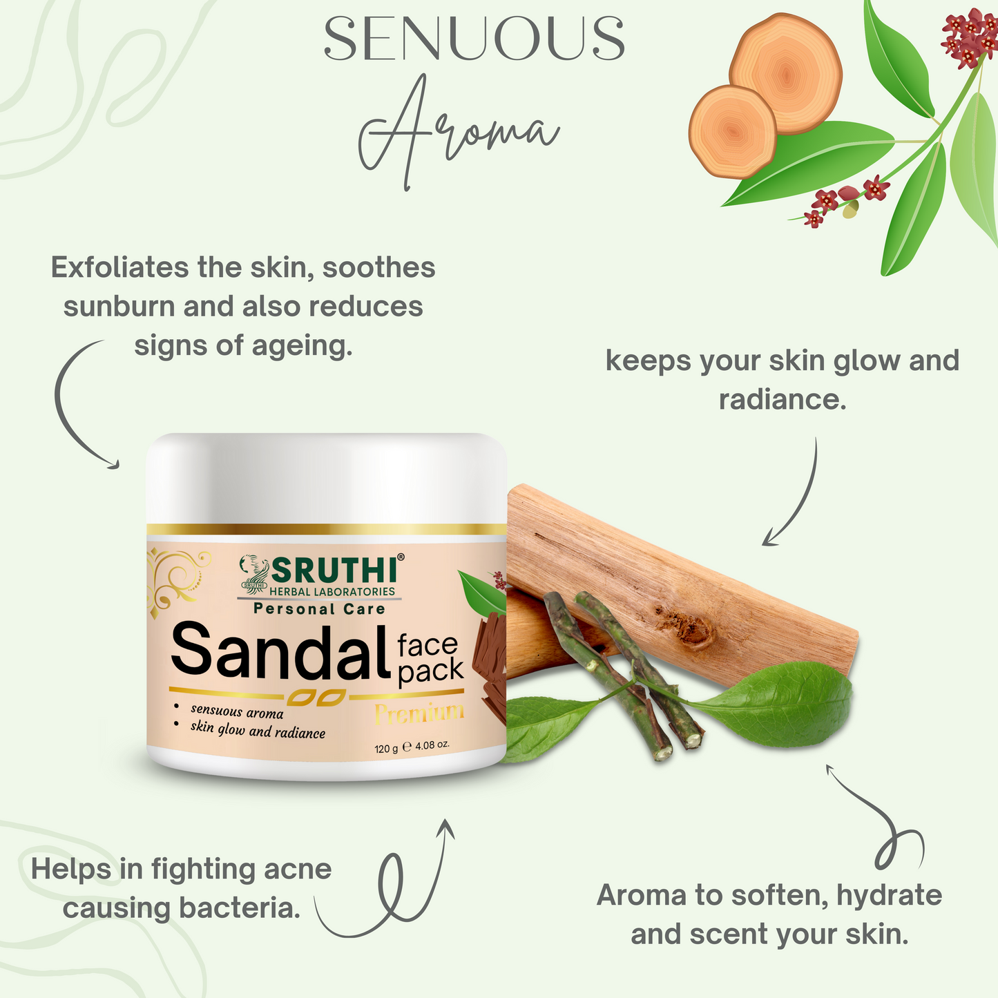 Sandal Face Pack