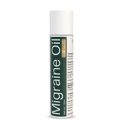 Migraine Oil | De-Stress | Calm Mind, Soothe, Refresh | Aromatic - Exilir