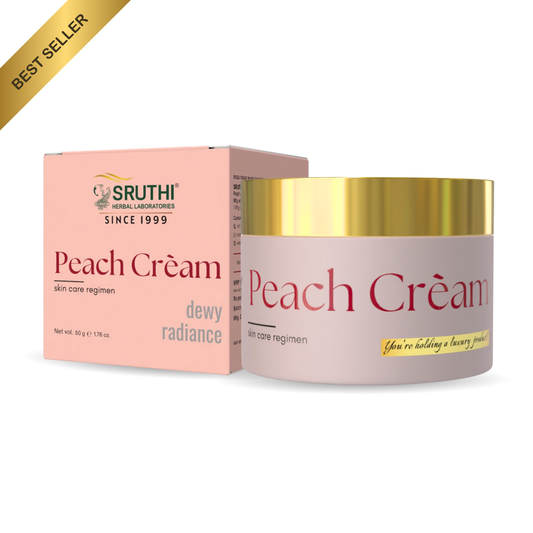 Peach Cream | Dewy radiance | Hydrating - body cream | Day cream | Skin care regimen